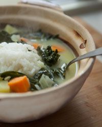 Island Kale and Sweet-Potato Soup