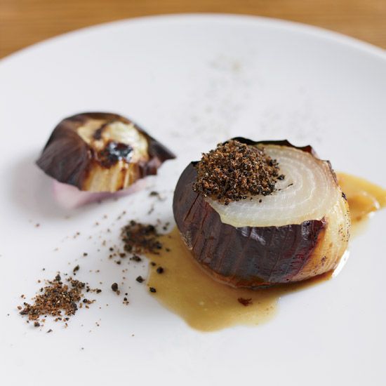 Slow-Roasted Sweet Onions with "Licorice" Powder