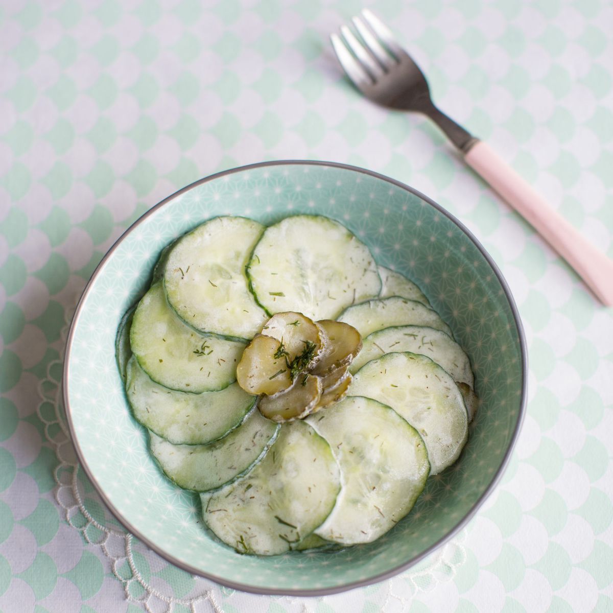 Polish-Inspired Cucumber Salad