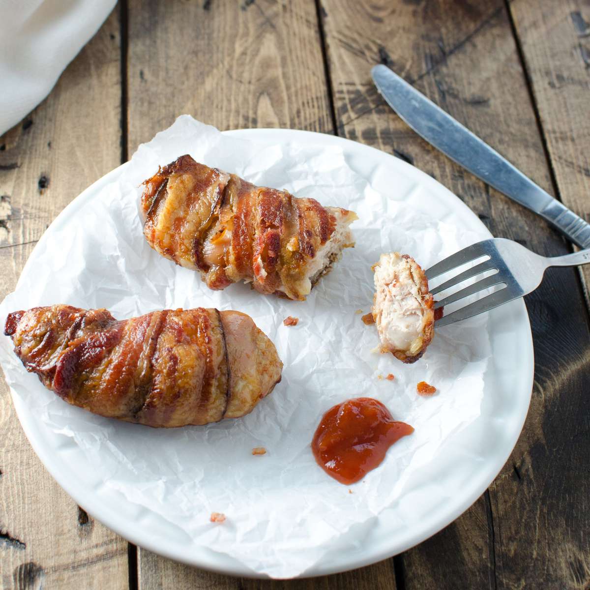 Bacon-Wrapped Baked Chicken