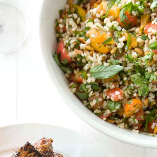 Nutty Brown-Rice Tabbouleh