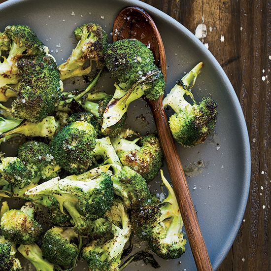 Aioli-Glazed Charred Broccoli