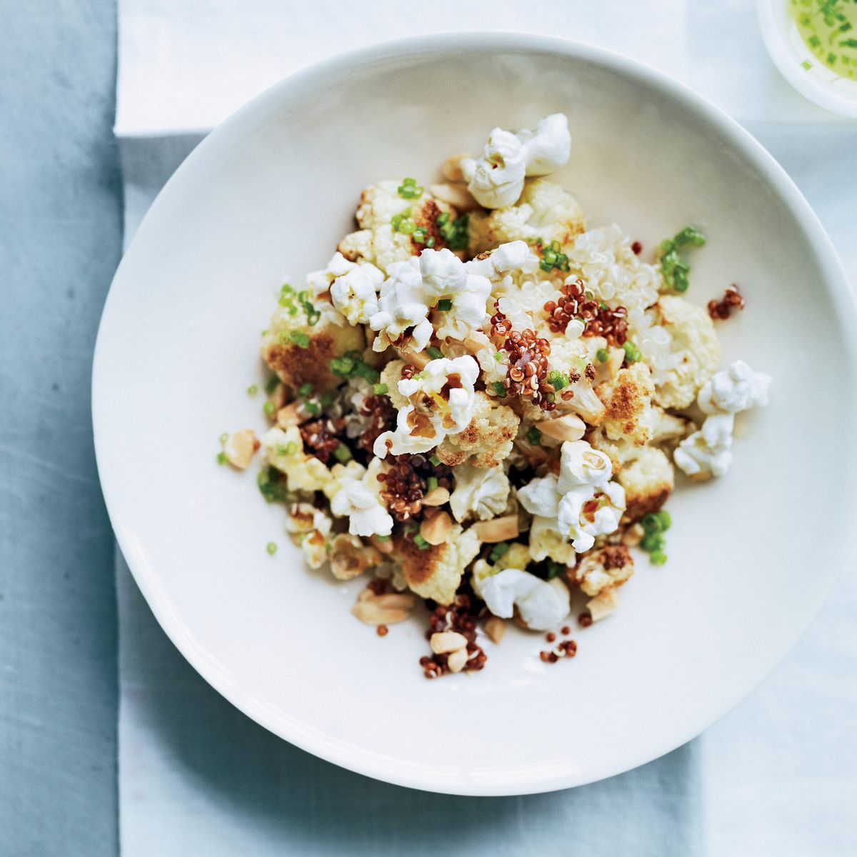 Quinoa and Cauliflower Salad with Popped Sorghum