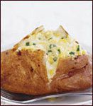 Baked Potatoes with Shallot-Corn Butter