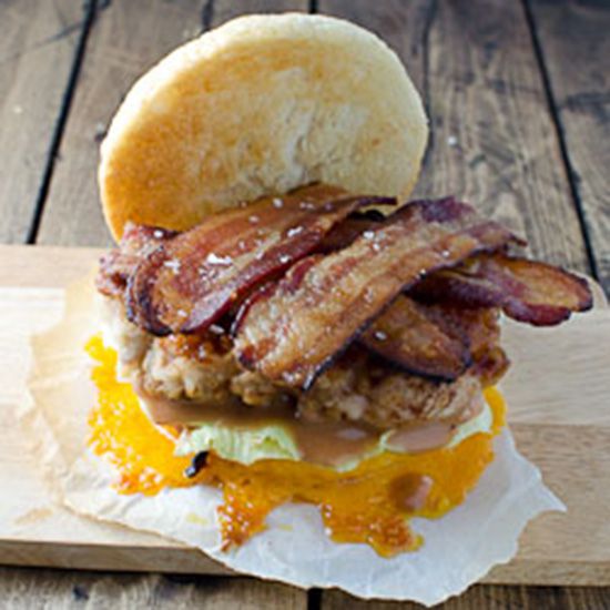 Quick and Easy Bacon Chicken Burgers