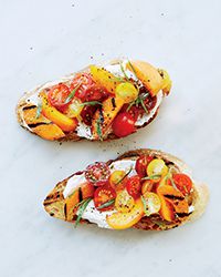 Apricot-and-Ricotta Tartines