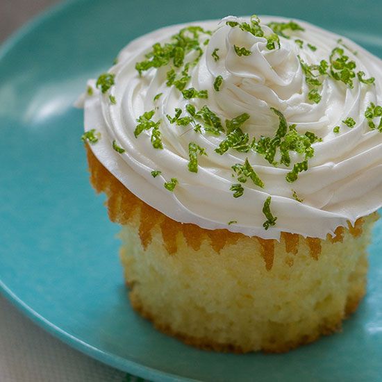 Lime-Coconut Cupcakes