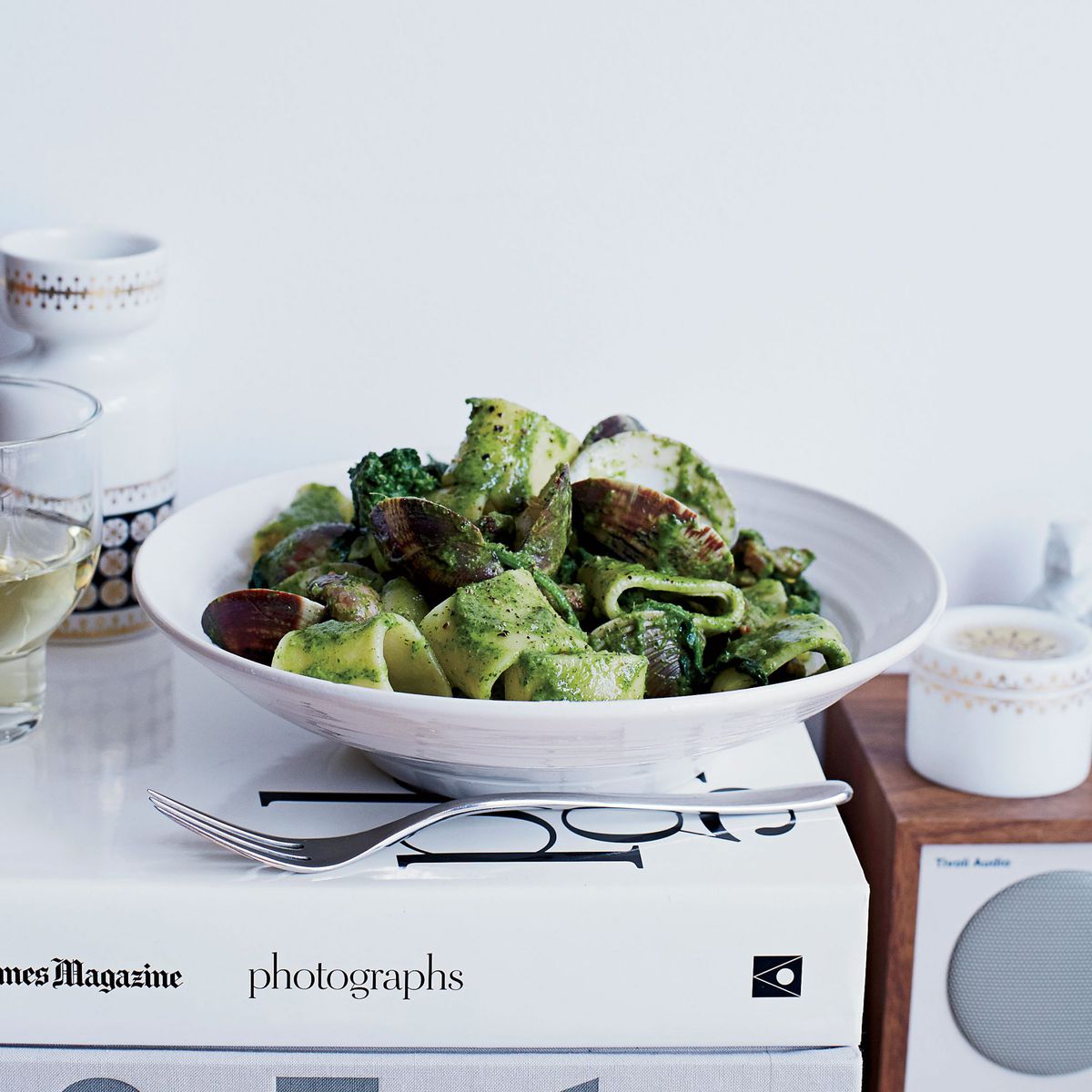 Rigatoni with Clams, Sausage and Broccoli Rabe by Tyler Florence