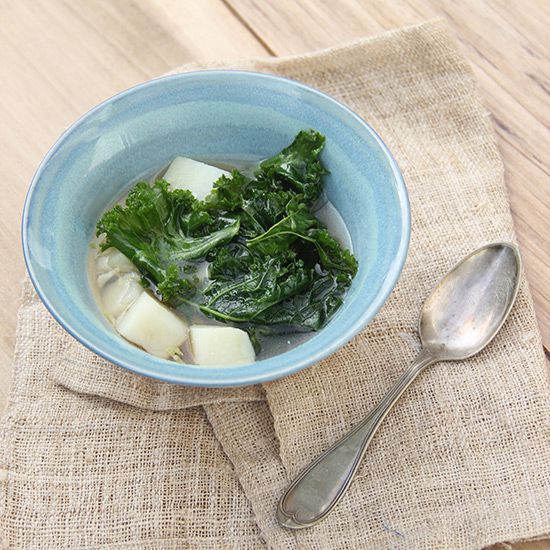 Simple Kale and Potato Soup