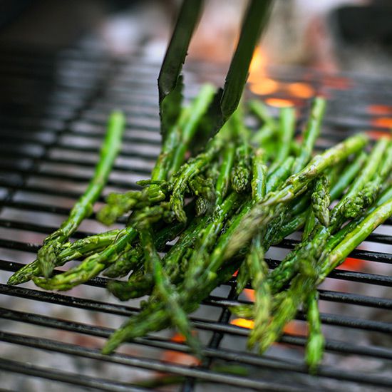Grilling with Live Fire: Prosciutto Wrapped Asparagus with Lemony Bread Crumbs