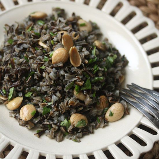 Wild Rice Salad with Marcona Almonds