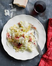 Bow-Tie Salad with Fennel, Prosciutto, and Parmesan