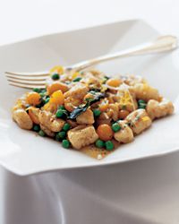 Gnocchi with Sweet Peas, Tomatoes and Sage Brown Butter