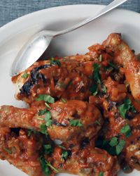 Grilled Chicken with Spicy Brazilian Tomato and Coconut Sauce