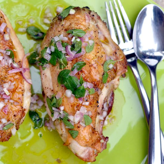 Grilled Chicken with Oregano
