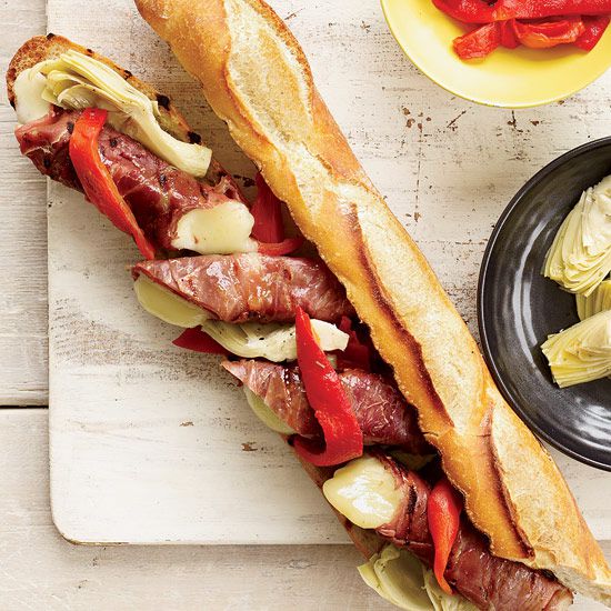 Double-Grilled Antipasto Sandwiches