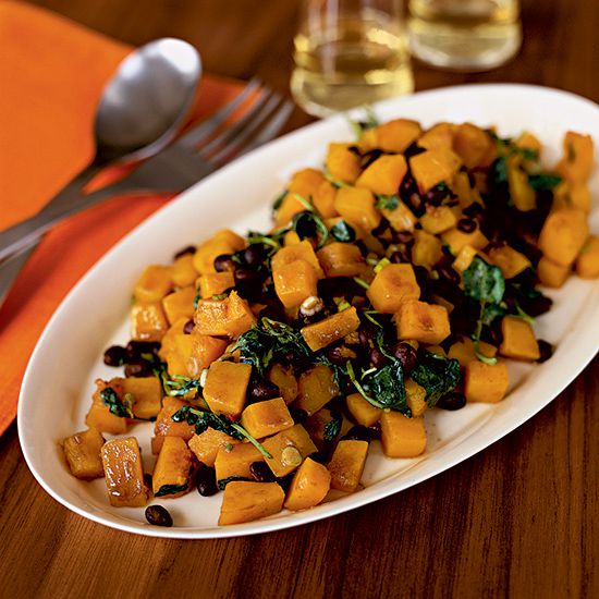 Chipotle-Spiked Winter Squash and Black Bean Salad