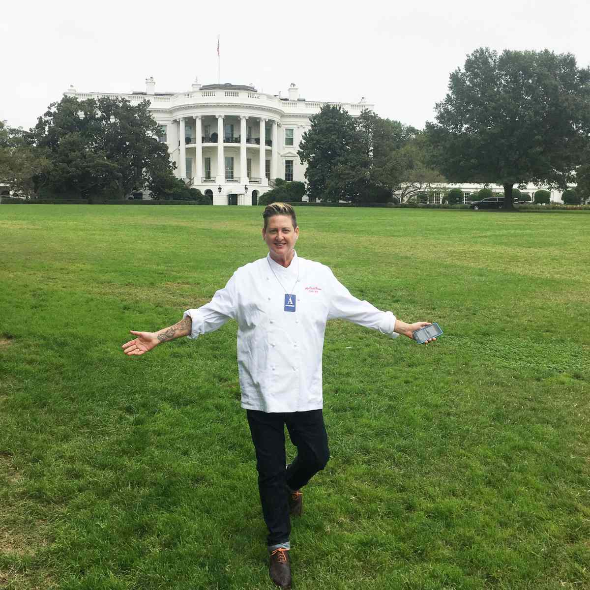 hip chick farms chef jen white house