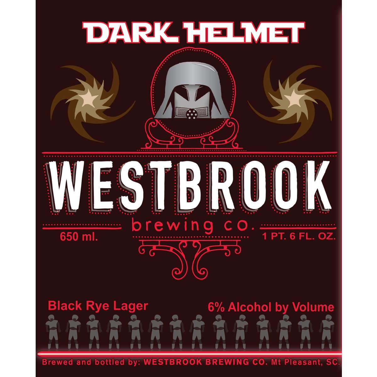 South Carolina: Westbrook Dark Helmet