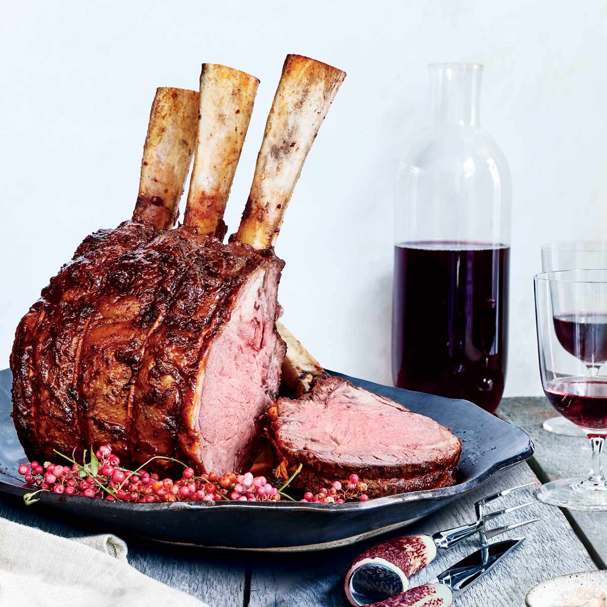 Standing Beef Rib Roast with Pimentón