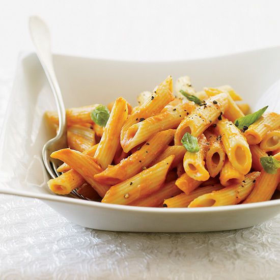 Penne with Triple Tomato Sauce 