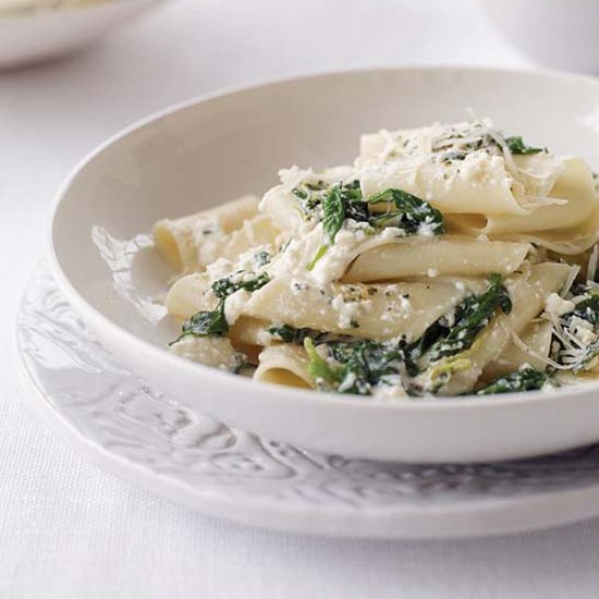Spinach and Ricotta Pappardelle