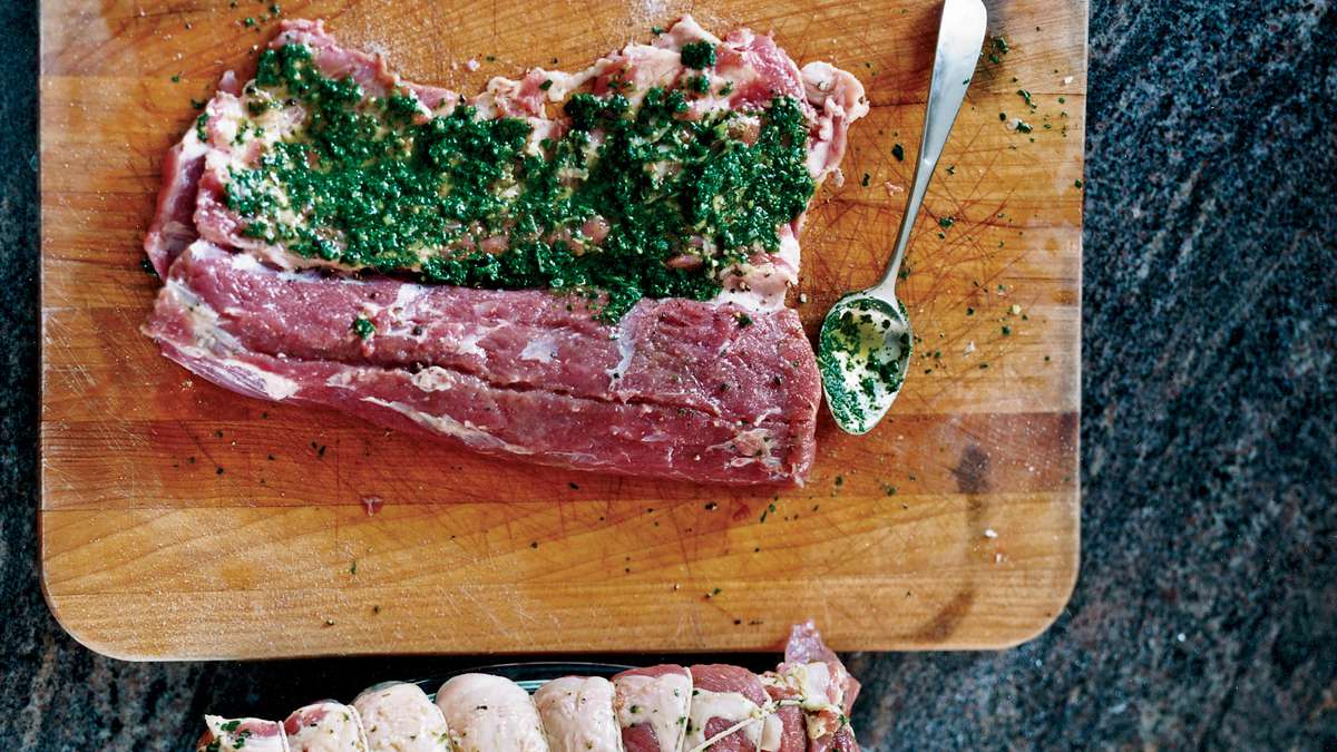 Skillet-Roasted Lamb Loins with Herbs