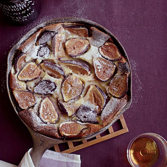 Black Mission Fig Clafoutis
