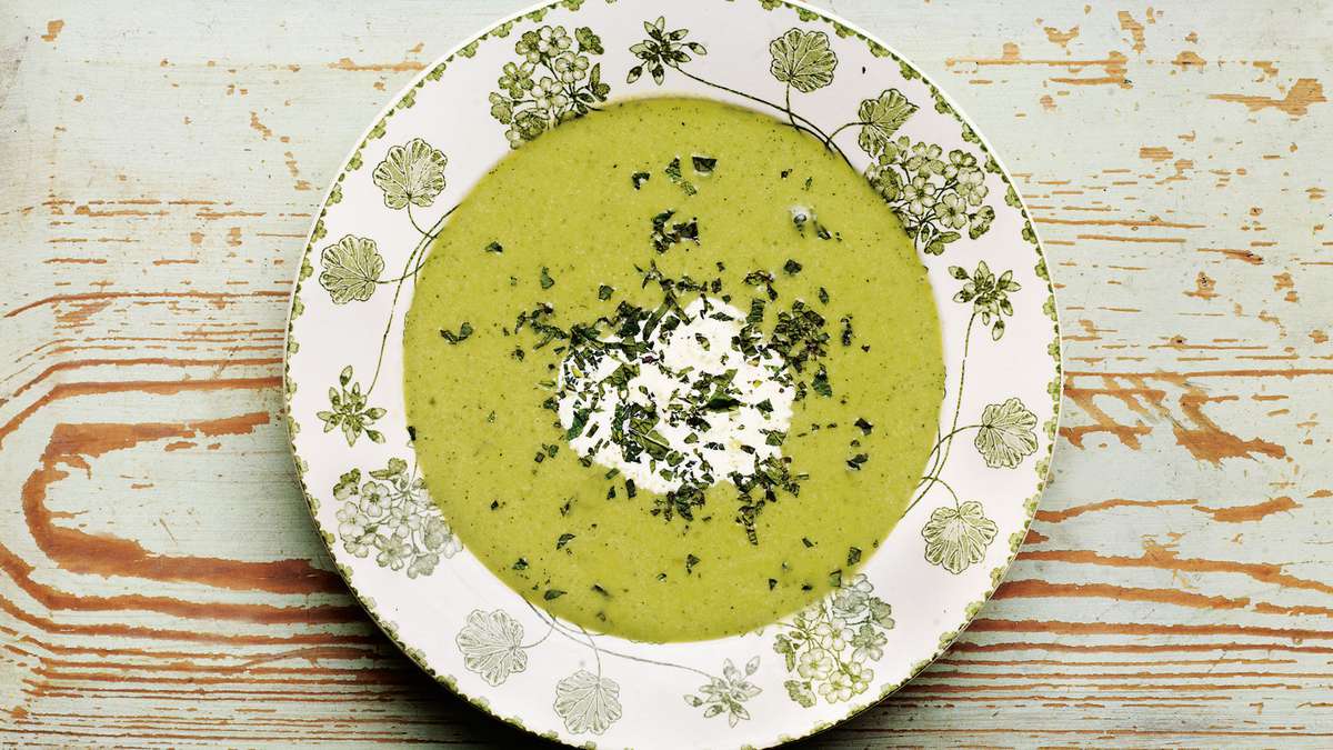 Mint and Pea Soup