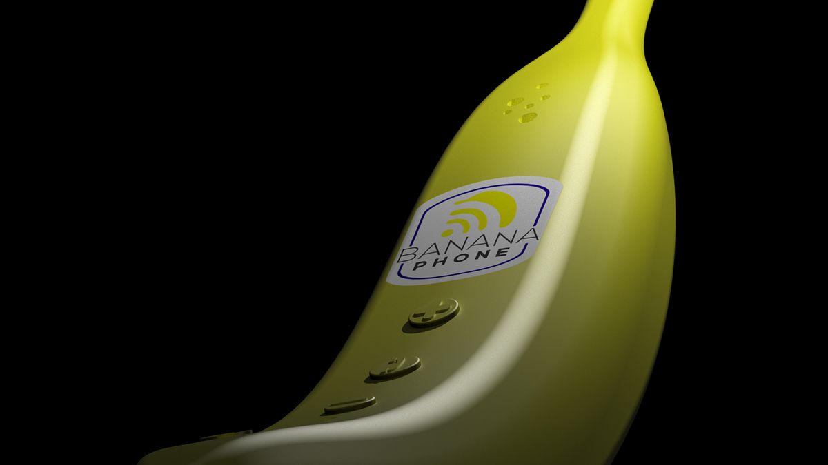 rendering banana phone