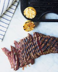 Lemon-and-Garlic-Marinated Flat Iron Steak