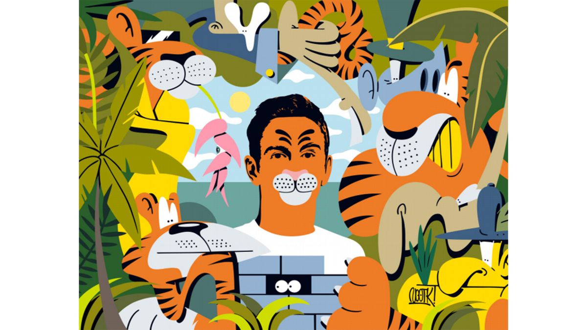 artwork, animals and beer tiger beer wwf