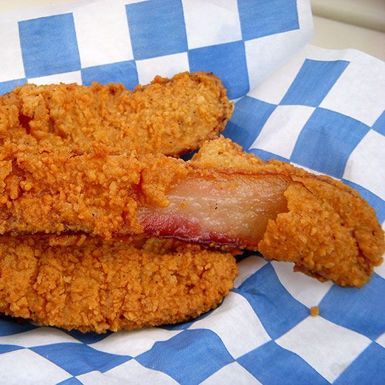 Hawaii: Chicken-Fried Bacon