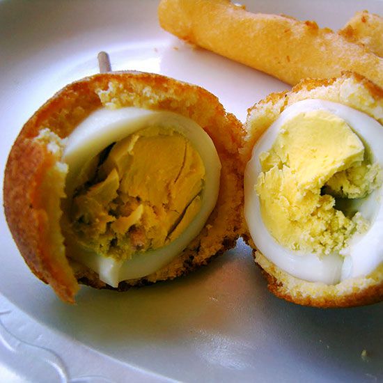 Arkansas: Deep-Fried Egg on a Stick
