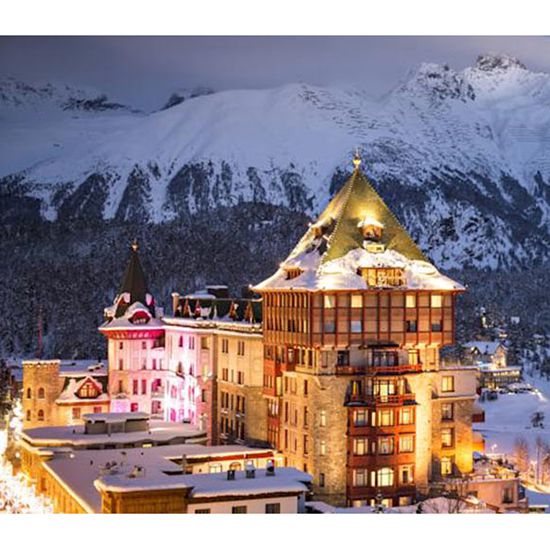 Best Hip, Glitzy Scene: Badrutt's Palace Hotel (St. Moritz, Switzerland)