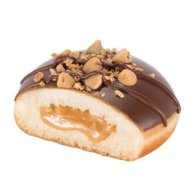 Reese's Peanut Butter Cup Krispy Kreme Doughnut