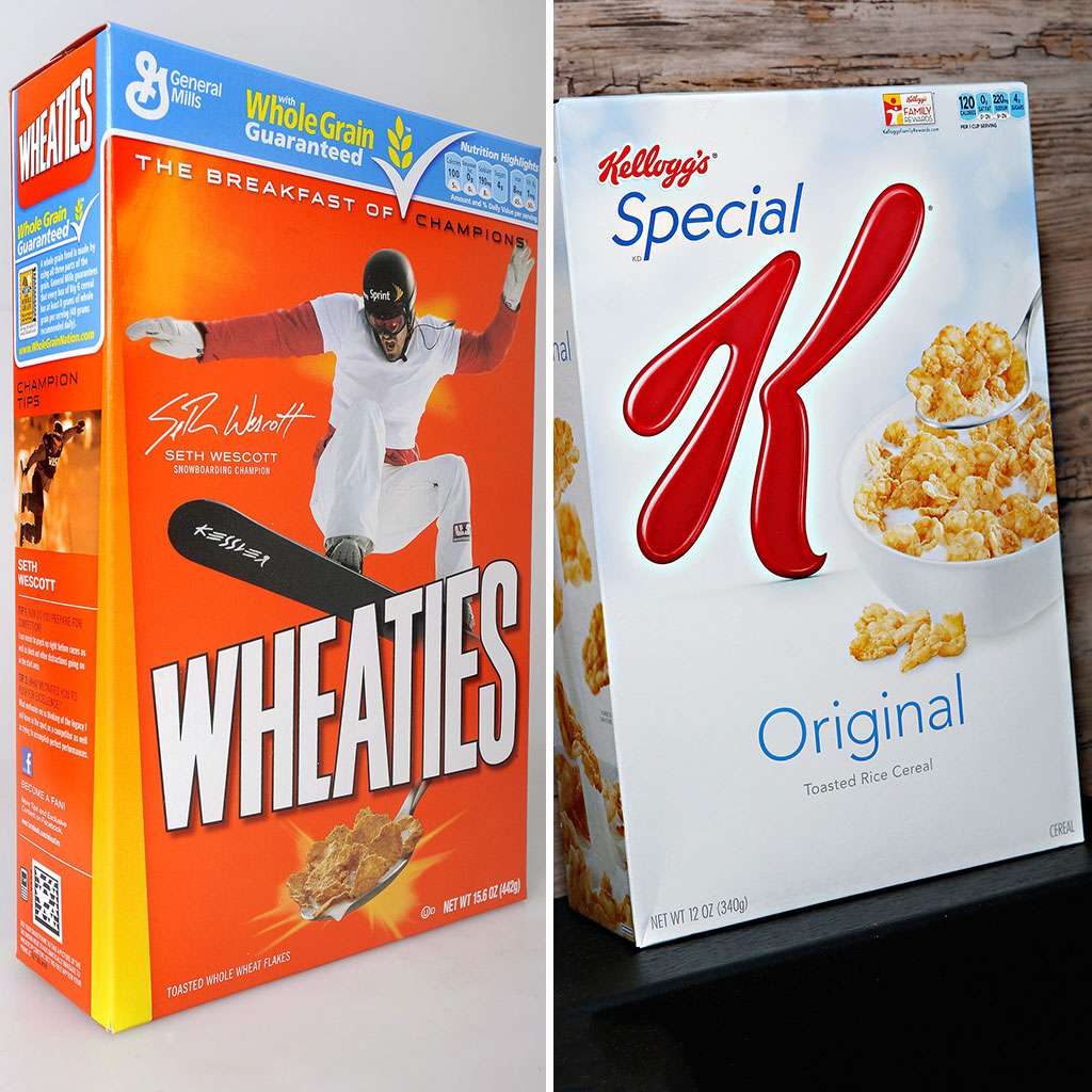 Wheaties, Special K, cereal, breakfast