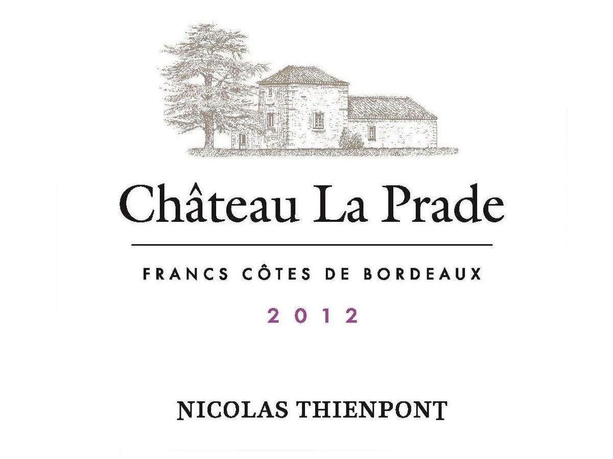 2012 Nicolas Thienpont Chateau La Prade