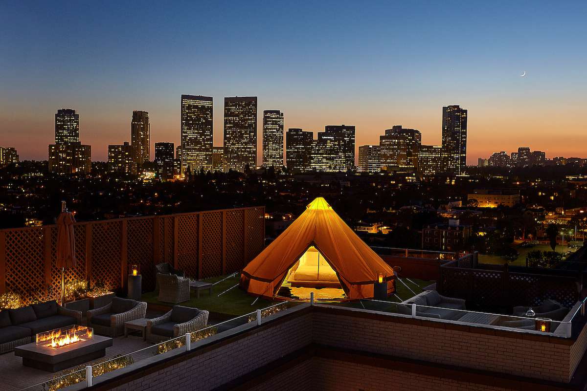 beverly wilshire glamping