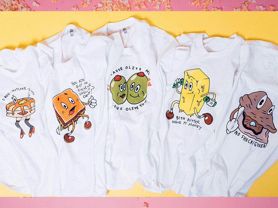that food crazy graphic t