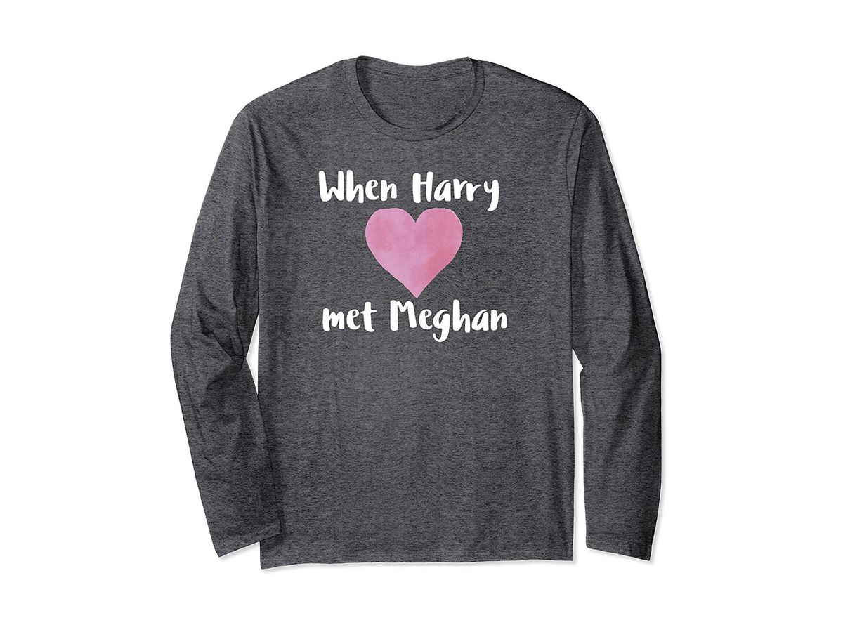 long sleeve gray shirt prince harry and markle engagement