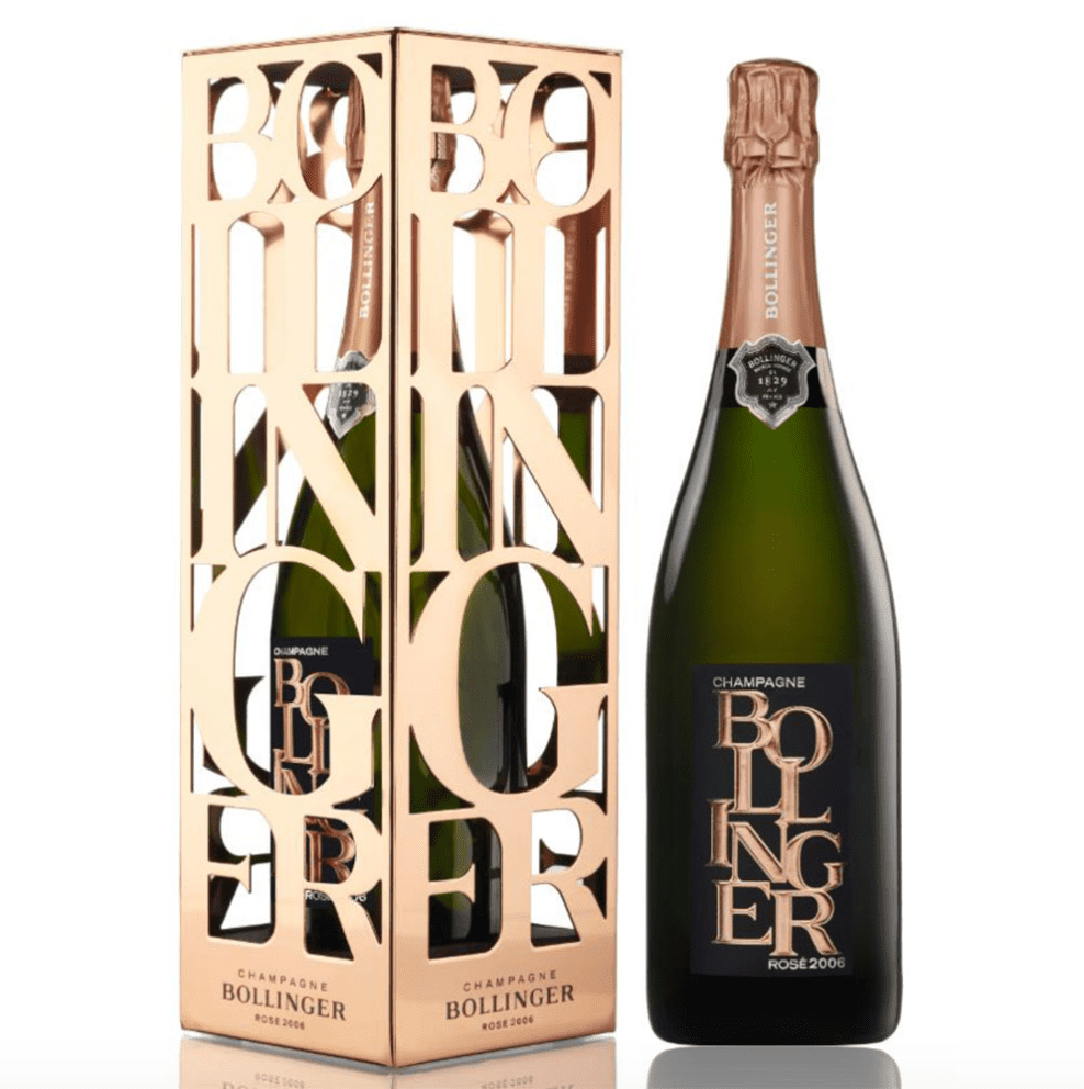 Bollinger Limited Edition Brut Ros&eacute; in Metal Gift Box 2006
