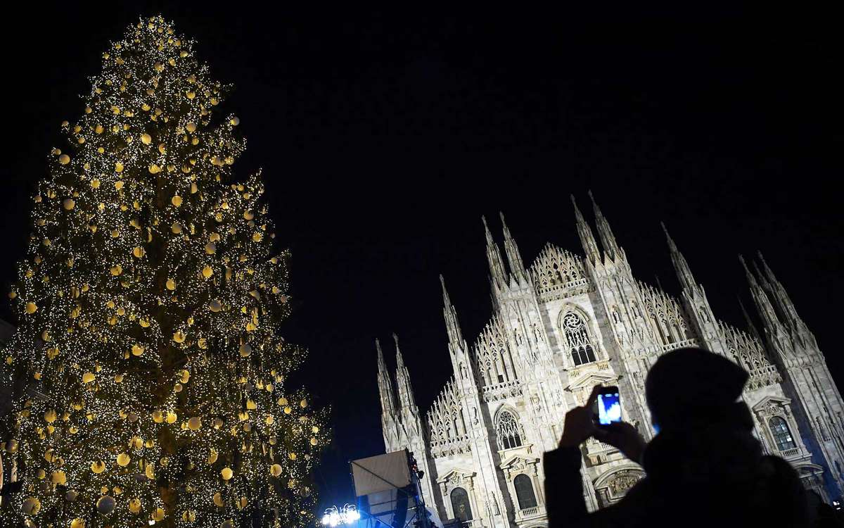 意大利米兰圣诞节tree