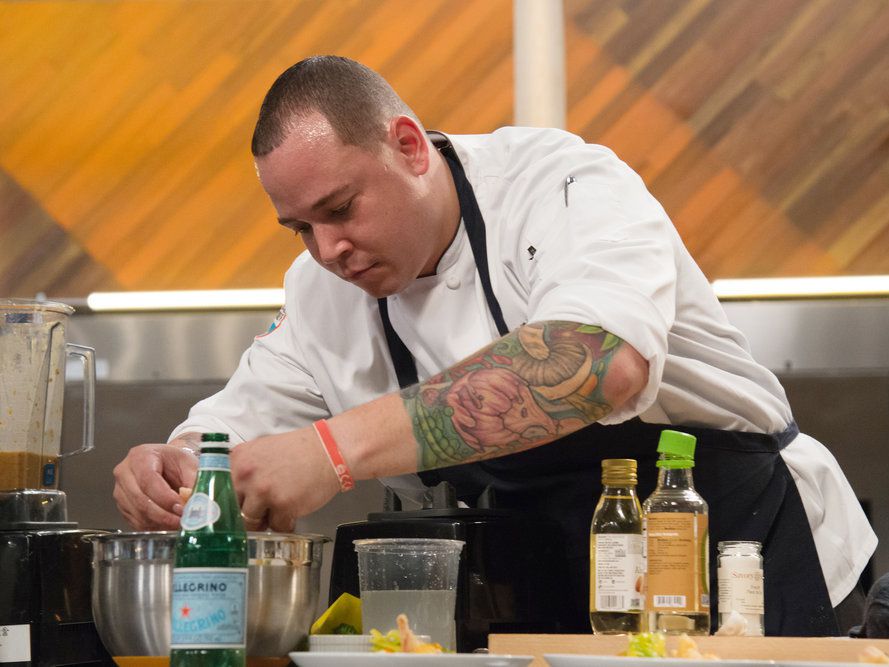 Brother Luck on episode 3 of Top Chef