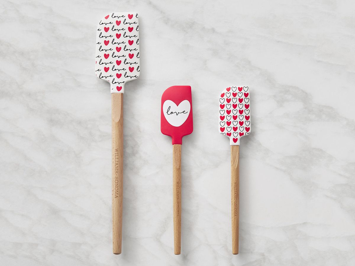 heart love spatulas