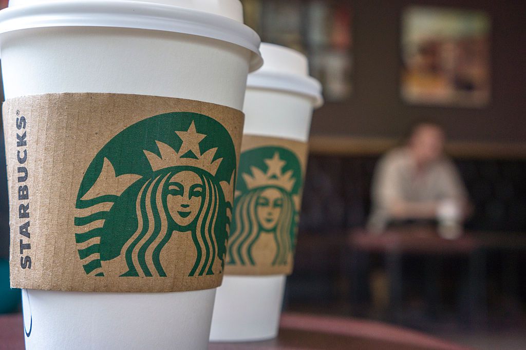 Starbucks to-go cup latte levy