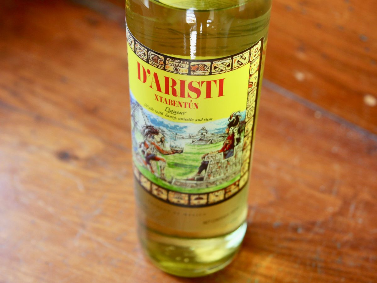 liqueur bottle from mexican culture
