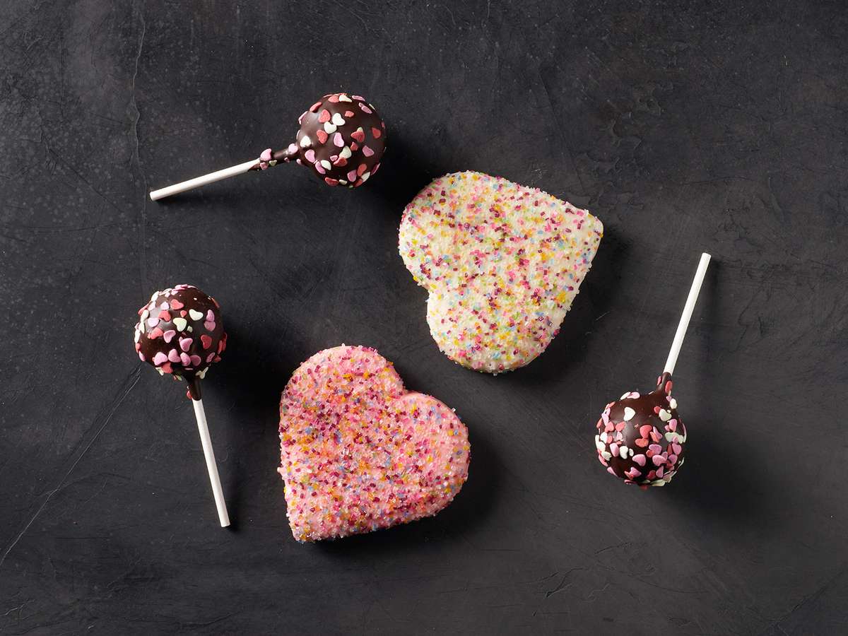 sugar cookies and cake pops
