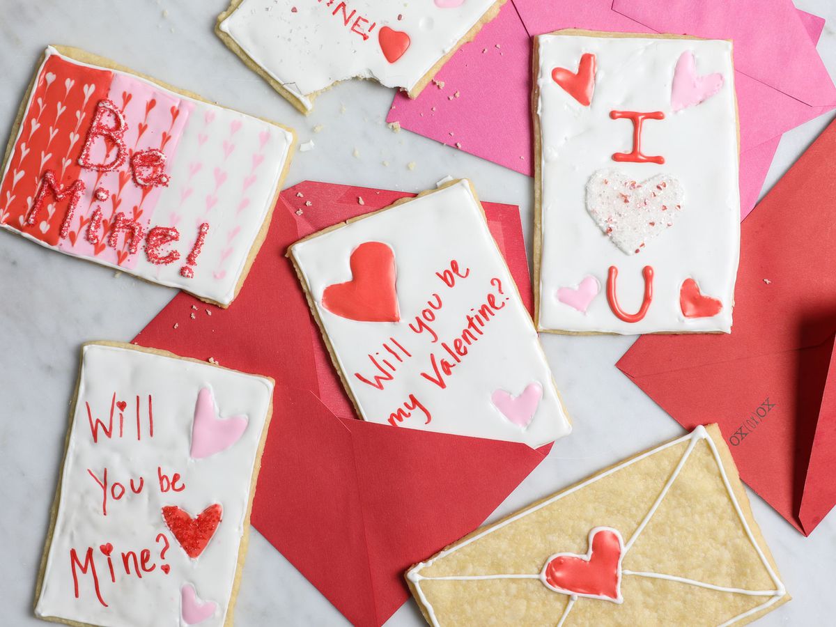 Valentine's Day Cookie Cards