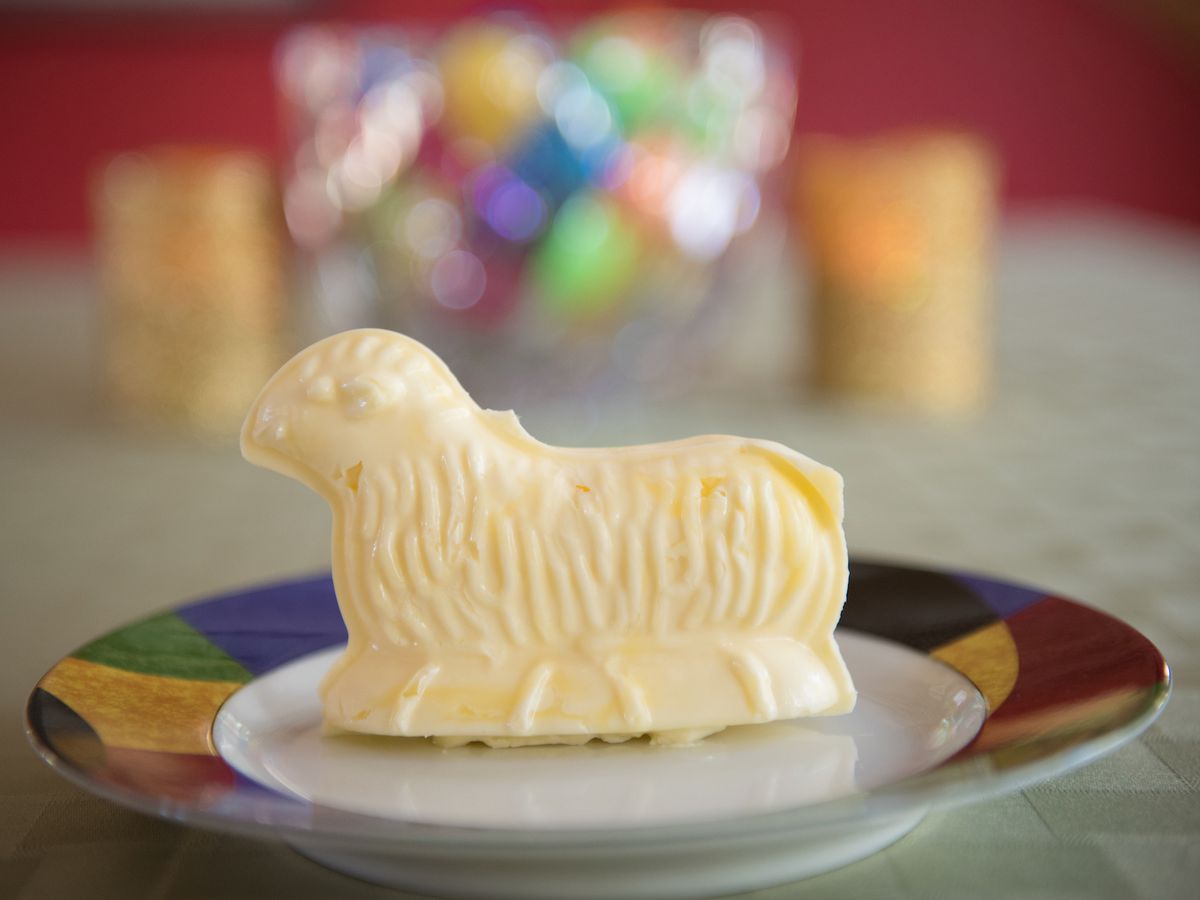 Easter butter lamb